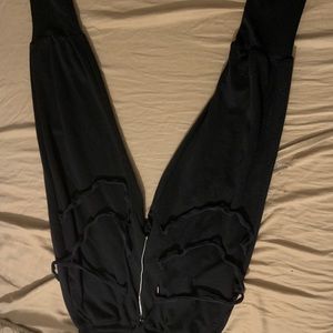 black joggers sorry it’s upside down